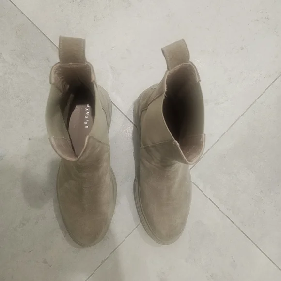 Beige Chelsea Boots - Picture 5 of 7